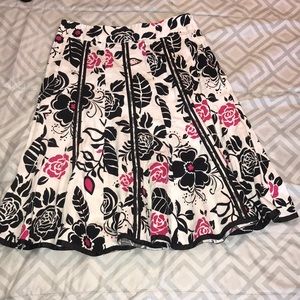 🌸 4x20 🌸 WILLI SMITH FLORAL PRINT SKIRT SZ 4